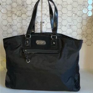 Jessica Simpson Black Tote Bag with Structured Design